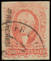 N° 4A '1856 Hidalgo 4R Rood Vera Cruz' Z - Mexique