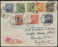 1939, Attractive Registered Cover From S - Other & Unclassified