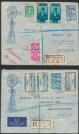 SYRIË : 1947/1948, 2 R-brieven Van Nebik - Other & Unclassified