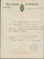 Scoutisme : 2 Documenten (briefinhoud) 1 - Unclassified
