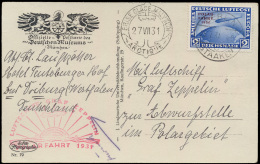 1931, Reich Zeppelin Polarfahrt Etappe B - Non Classés