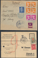 Ballonpost 1932 En 1938, Zwitserland, Go - Unclassified