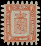 N° 10 '1866, 1 Mark Geelbruin' Ondanks M - Other & Unclassified
