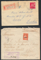 1893/1958, 8 Poststukken, W.o. Briefvoor - Other & Unclassified