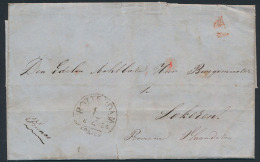 1857, 3 Voorlopers ROTTERDAM Franco,1857 - ...-1852 Precursori
