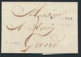 1800, Voorloper Tweeregelig HOLLANDE – A - ...-1852 Prephilately