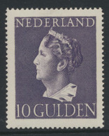 N° 349 '1946 Wilhelmina 10 Gld Paars', Z - Other & Unclassified