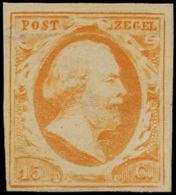 N° 3 '15 Cent Oranje' Zonder Gom, Zm (NV - Other & Unclassified