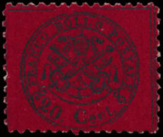 N° 23 B '1868 20c Getand Dieprood', Zm ( - Kerkelijke Staten