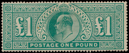 N° 265 '1902 Edward VII £ 1 Dull Blue-gr - Other & Unclassified