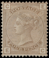 N° 154 '1880, 4d Grey-brown' Mooi Zegel - Altri & Non Classificati