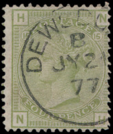 N° 153 '1877, 4d Sage-green, Pl 15' Mooi - Autres & Non Classés