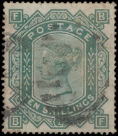 N° 135 '1867, 10 Sh Greenish Grey' Zeer - Altri & Non Classificati