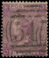 N° 96 '1865, 6d Deep Lilac, Plate 6' Zel - Altri & Non Classificati