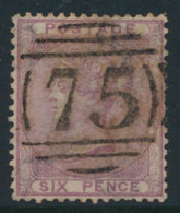 N° 84 '1862, 6d Lilac' Zm (SG £ 90) - Andere & Zonder Classificatie