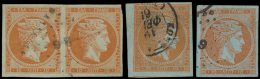 1861/1882 '10 L Oranje' Verzameling Vd D - 070: Fine