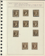 N° 39, 41 En 41a '1876, 30 L Bruin' Beid - Andere & Zonder Classificatie