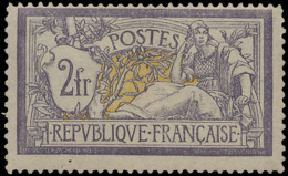 N° 122 'Merson 2F Violet Et Jaune' Zeer - Autres & Non Classés