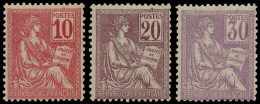 N° 112, 113 En 115 'Mouchon Type I 10c R - Altri & Non Classificati