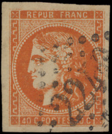 N° 48a '40c Orange Vif' Breed Gerand, Li - Other & Unclassified