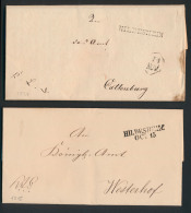 1824 En 1845, 2 Voorlopers HILDESHEIM Na - Other & Unclassified