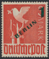 N° 67 '1949 Opdruk Berlin 1 Op 3 Mark', - Other & Unclassified