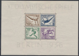 BF 5X '1936 Ol. Zomerspelen', Zm (Mi € 1 - Other & Unclassified