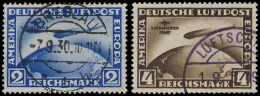 N° 438/39 '1930 Zeppelin Südamerikafahrt - Andere & Zonder Classificatie