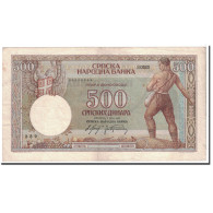 Billet, Serbie, 500 Dinara, 1942, 1942-05-01, KM:31, TTB+ - Servië