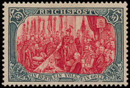 N° 66-II '1900 5M Reichspost Groenzwart - Autres & Non Classés