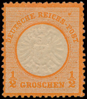 N° 14 'Adler 1/2 Gr Oranje', Zm (Mi € 1. - Other & Unclassified