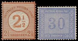 N° 13 En 29 '1872, 30 Gr Ultramarijn En - Andere & Zonder Classificatie