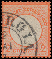 N° 8 '1872, 2 Kr Roodoranje', Zm (Mi € 4 - Andere & Zonder Classificatie