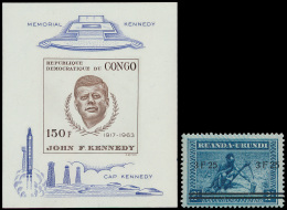1886/1980, Belg Congo, Ruanda Urundi, Ka - Verzamelingen