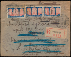 1930, Aangetekende Brief Van 'Paris 74' - Lettres & Documents