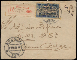 1918, Aangetekende Brief In Militaire Po - Covers & Documents