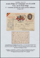 1917 – Postkaart Van Belgische Leger Uit - Lettres & Documents