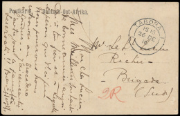 1916, Postkaart (zicht Duits Oost Afrika - Covers & Documents