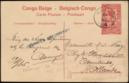 Nr 43 Stibbe, Van Kabalo 23/5/1916, Naar - Stamped Stationery