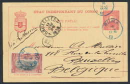 1895, PWS Nr 10 En N° 15 'licht Roodbrui - Stamped Stationery