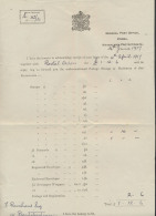 1914, Briefinhoud General Post Office Zo - Lettres & Documents