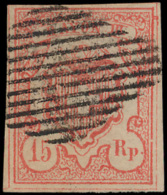 N° 23 '15R Rood, Type II' Zeer Breed Ger - Used Stamps