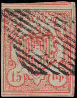 N° 23 '15R Rood, Type II' Uitzonderlijk - Used Stamps