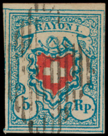 N° 20 '5R Blauw' Uitzonderlijk Breed Ger - Used Stamps