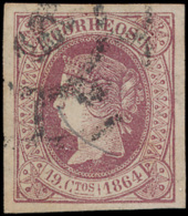 N° 62 'Uitgifte 1864, 19c Violet' Breed - Oblitérés
