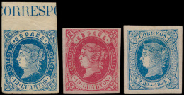 N° 55*, 56 (*) En 64*, W.o. N° 55 Met Bl - Used Stamps