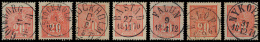 N° 15 '20 öre Rood' (15x) Uitgezochte Pr - Used Stamps