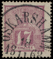 N° 14 '17 öre Lila' Prachtige Centrale A - Used Stamps