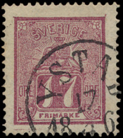 N° 14 '17 öre Lila' Zeer Mooie Centrale - Used Stamps