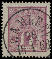 N° 14 '17 öre Lila' Zeer Mooie Tanding E - Used Stamps